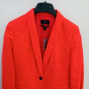 J Crew Blazer, Red, Size 8, NEW W TAGS
